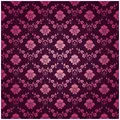 Wallario Möbelfolie selbstklebend/Aufkleber, Tischfolie geeignet für IKEA Lack Tisch - Möbeldeko Blumenmuster Damast in pink lila in 55 x 55 cm