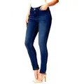 STOOKER WOMEN Slim-fit-Jeans Florenz Damen Stretch Jeans Hose - Slim Fit Style - Blue black 40