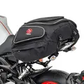 Bagtecs - Motorrad Hecktasche Gepäck-Tasche Motoroller Motorradgepäck für sozius hinten schwarz