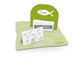 itenga Geschenkbox itenga Geldgeschenk Verpackung Fisch Grün Kommunion Konfirmation Taufe