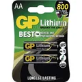 GP Batteries 15LF-U2 LITHIUM 1.5V AA FR6 (2 Stk., AA) (15LF-2U2)