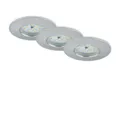 Briloner Leuchten LED Einbaustrahler 7295-039, Dimmfunktion, LED fest integriert, 2700K - Extra-Warmweiß, Einbauleuchte 3er SET für Bad - dimmbar IP44 Ø 7,5cm