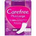 Carefree Slipeinlagen Plus Large, stark, ohne Duft, 48 Stück