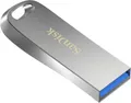 USB-Stick SanDisk Ultra Luxe, USB 3.1, bis 150 MB/s, mit Passwortschutz, 128 GB Speicherkapazität, Metall 170555