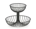 Zeller Present Etagere Obst-Etagere, Metall, (1-tlg), für Obst, 2-stufig
