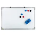 Idena Magnettafel, mit Alurahmen, 40 x 60 cm, mit 6 Magneten, für Whiteboard-Marker