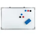 Whiteboard mit Alurahmen, zur Wandmontage geeignet, ideal für Büro und zu Hau...