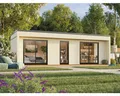 Gartenhaus Palmako Johanna 22,4 m² inkl. Fußboden 901 x 339 cm natur
