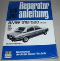 Reparaturanleitung BMW 518 520 E 12 E12 4 Zylinder 518 520 520 A 520i ab 09/1972