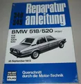 Reparaturanleitung BMW 518 520 E 12 E12 4 Zylinder 518 520 520 A 520i ab 09/1972