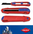 KNIPEX 90 10 165 BK Cuttermesser CutiX® Klingenbreite 18 mm Länge 165 mm