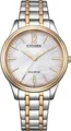 Citizen Damenuhr EcoDrive bicolor EM0416-78A