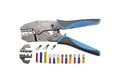 BGS Crimpzange BGS Crimpzange mit Ratschenfunktion auswechselbare Pressprofileinsätze