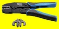 BGS 1412 Kabelschuhzange mit 2 Wechselbacken Crimpzange Quetschzange Presszange