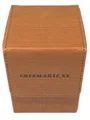Docsmagic.de Premium Magnetic Flip Box (80) Gold + Deck Divider - MTG PKM YGO -