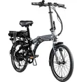 ZÜNDAPP E-Bike Faltrad »Z120«, 20 Zoll (Schwarz/Grau)