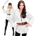 W WIDMANN MILANO Party Fashion - Piratin Bluse Damen, Renaissance Piratenhemd, Cosplay Outfit für Karneval