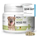 TESTURTEIL SEHR GUT 2026 ReaVET Wurm-Kraut Kapseln 50 Stück - für Hunde, mit echtem Wurmkraut (Artemisia Absinthium) in rezepturbasierter Pflanzenformel, geeignet für Hunde Aller Rassen