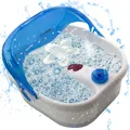 Fußmassagegerät Fußsprudelbad Fußmassage Massagegerät mit Infrarot Wärme
