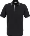 HAKRO Poloshirt Casual Herren #803 Gr. S schwarz/silber