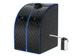 COSTWAY Sauna 3L Dampfsauna, 1000W, mit Sitz