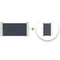Pack Schiebetor 3m Eiger 300 X 180 Cm + Tor Eiger 100p180 Cm Grau