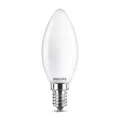 Philips LED-Lampe "classic", 40W, E14, matt, kaltweiß (00228335) #30725279