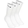 Nike Everyday Cushioned Tennissocken 3er Pack Unisex - weiß, schwarz, Größe 42-46 (auch verfügbar in 34-38, 38-42, 46-50)