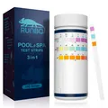 RUNBO 3-in-1 Pool-Teststreifen für Spa, 150 Stäbchen, ‎RB-3IN1POOL 