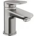 Duravit Wave Einhebel-Waschtischarmatur S ohne Ablaufgarnitur, Badarmaturen, edelstahl gebürstet