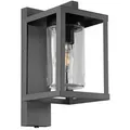 Trio Leuchten Aussenwandleuchte Lunga, Anthrazit, Metall, 16x33x22.5 cm, Lampen & Leuchten, Außenbeleuchtung, Außenleuchten