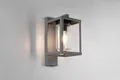 Außenwandleuchte Garten Anthrazit Metall Glas IP44 E27 Balkon Wandlampe Outdoor
