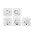 Homematic IP Rollladenaktor für Markenschalter - Unterputz HmIP-BROLL . 5er Pack