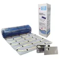 jollytherm Warmwasser Fußbodenheizung-Set Aquaheat Professional 2,5 m2 - Heizmatte 3,1 x 0,8 m inkl. Anschlussleitungen, Anschlussbox & RTL Regelventil - 10250