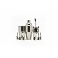 Alpina 6287 Cocktail-Set Cocktailset, Grau, Metall, 14-teilig, 660 ml, 12.5x26x12.5 cm, Fsc, Essen & Trinken, Barausstattung