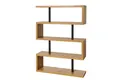 Regal Modern 120 x 165 cm aus Holzwerkstoff Metall Mehrzweck Bücher Stand Regal
