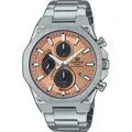 Casio EFS-S570D-5AUEF Herrenuhr Edifice Chrono Solar 44mm 10ATM - Silber/Orange