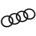 Audi 8W9071802 Zeichen Ringe Black Edition Emblem Blackline Logo schwarz