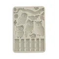 Silikonform Mold Gießen Mould - The Owl's House - Eulen und Zweige - Stampe
