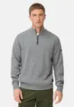 camel active Troyer aus reiner Lammwolle Langarm (1-tlg) Markenlogo