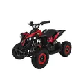Elektro-Kinderquad Reneblade, Mini-Quad mit 1000 Watt, Federung, Scheibenbremsen, drosselbar, LEDs (Classic, Schwarz/Rot)