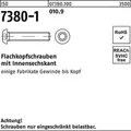 Flachkopfschraube ISO 7380-1 Innen-6kt M8x 16 010.9 200 Stück