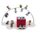 Kawentsmann Regal Wolke – Magnetisches Standregal für 70–100 Hörfiguren – kompatibel mit Toniebox & Ladestation – Metall, Kinderzimmer, Weiß