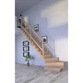 STARWOOD Systemtreppe "Lindos", Buchenholz, 13 Stufen, max. Geschosshöhe 300 cm - braun