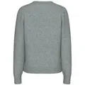 pieces Strickjacke (1-tlg) Plain/ohne Details grau XL (42)