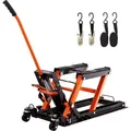 VEVOR Hydraulischer Motorradheber 700 kg Belastbar Motorrad Heber Motorradhebebühne Montagebock Motorrad, Einstellbare 120-385 mm Montagebock Moto...