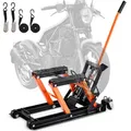 VEVOR Hydraulischer Motorradheber 700 kg Belastbar Motorrad Heber Motorradhebebühne Montagebock Motorrad, Einstellbare 120-385 mm Montagebock Motorradlift, Motoständer in Garage & Außenbereichen