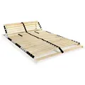 vidaXL Lattenrost mit 28 Latten 7 Zonen 100x200 cm