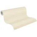 A.S. Création Vliestapete Tapete Putzoptik mit Glitzereffekt, glatt, abstrakt, glänzend, organisch, (1 St), Tapete Putzoptik Glatt Tapeten Wohnzimmer Schlafzimmer Küche modern beige