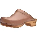 Sanita Wood-Lotte Open Clog Cognac Gr.41 - Braun
